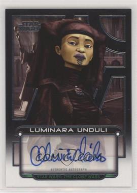 2017 Topps Star Wars Galactic Files Reborn - Autographs #AU-OD - Olivia d'Abo as Luminara Unduli /215