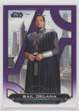 2017 Topps Star Wars Galactic Files Reborn - [Base] - Purple #ROTS-10 - Bail Organa /99