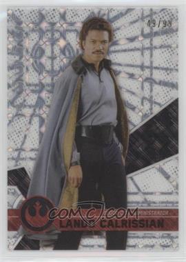 2017 Topps Star Wars High Tek - [Base] - Pattern 1 Tidal Diffractor #18 - Form 1 - Lando Calrissian /99