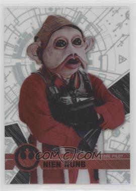 2017 Topps Star Wars High Tek - [Base] - Pattern 3 #26 - Form 1 - Nien Nunb