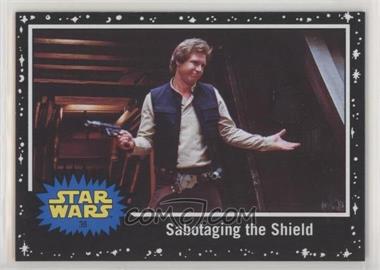 2017 Topps Star Wars: Journey to The Last Jedi - [Base] - Black Starfield #38 - Sabotaging the Shield