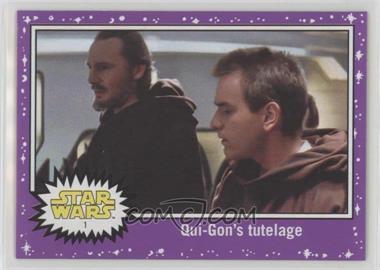 2017 Topps Star Wars: Journey to The Last Jedi - [Base] - Purple Starfield #1 - Qui-Gon's Tutelage