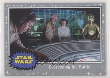 2017 Topps Star Wars: Journey to The Last Jedi - [Base] - Silver Starfield #28 - Overseeing the Battle