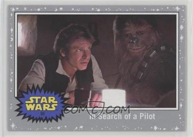 2017 Topps Star Wars: Journey to The Last Jedi - [Base] - Silver Starfield #66 - In Search of a Pilot