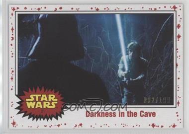 2017 Topps Star Wars: Journey to The Last Jedi - [Base] - White Starfield #21 - Darkness in the Cave /199