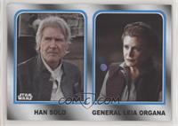 Han Solo, General Leia Organa [EX to NM]