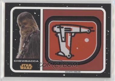 2017 Topps Star Wars: Journey to The Last Jedi - Galactic Emblem Patch Relics #MP-CB - Chewbacca