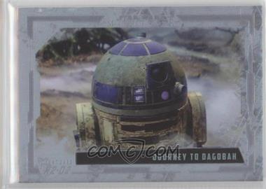 2017 Topps Star Wars Masterwork - Adventures of R2-D2 - Rainbow Foil #AR-8 - Journey to Dagobah /565