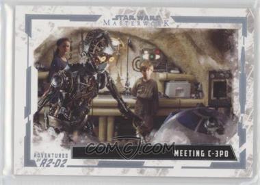 2017 Topps Star Wars Masterwork - Adventures of R2-D2 #AR-2 - Meeting C-3PO