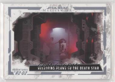2017 Topps Star Wars Masterwork - Adventures of R2-D2 #AR-5 - Receiving Plans to the Death Star
