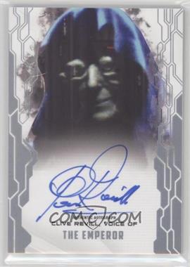 2017 Topps Star Wars Masterwork - Autographs Vertical #MAA-CR - Clive Revill, Voice of The Emperor