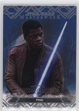 2017 Topps Star Wars Masterwork - [Base] - Blue #63 - Finn