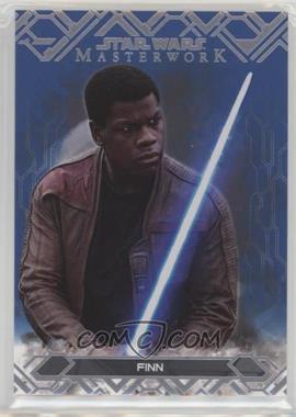 2017 Topps Star Wars Masterwork - [Base] - Blue #63 - Finn