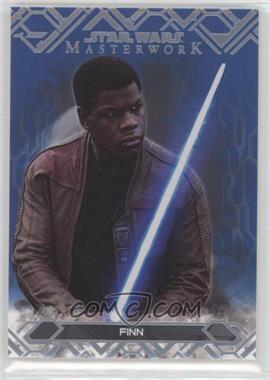 2017 Topps Star Wars Masterwork - [Base] - Blue #63 - Finn