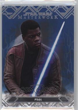 2017 Topps Star Wars Masterwork - [Base] - Blue #63 - Finn