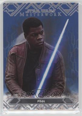 2017 Topps Star Wars Masterwork - [Base] - Blue #63 - Finn