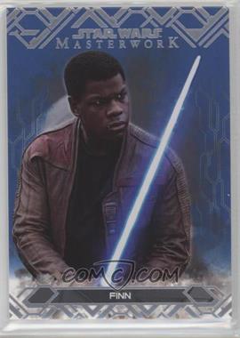 2017 Topps Star Wars Masterwork - [Base] - Blue #63 - Finn