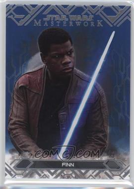 2017 Topps Star Wars Masterwork - [Base] - Blue #63 - Finn