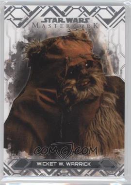 2017 Topps Star Wars Masterwork - [Base] #54 - Wicket W. Warrick