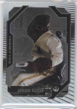 2017 Topps Star Wars Masterwork - Hall of Heroes - Rainbow Foil #HH-10 - Admiral Ackbar /249