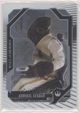 2017 Topps Star Wars Masterwork - Hall of Heroes - Rainbow Foil #HH-10 - Admiral Ackbar /249