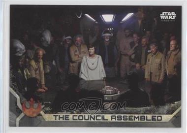 2017 Topps Star Wars: Rogue One Series 2 - [Base] - Gray Squad #41 - The Council Assembled /100