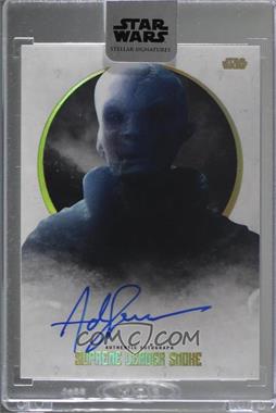 2017 Topps Star Wars: Stellar Signatures - [Base] #_ANSE - Andy Serkis as Supreme Leader Snoke /40 [Uncirculated]