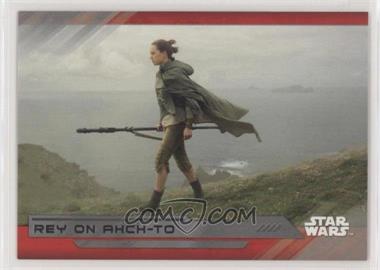 2017 Topps Star Wars: The Last Jedi - [Base] - Silver #74 - Rey on Ahch-To /99