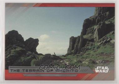 2017 Topps Star Wars: The Last Jedi - [Base] - Silver #85 - The Terrain of Ahch-To /99