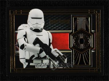 2017 Topps Star Wars: The Last Jedi - Medallion Cards #BG-FF - First Order - Flametrooper