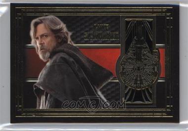 2017 Topps Star Wars: The Last Jedi - Medallion Cards #BG-MM - Millennium Falcon - Luke Skywalker