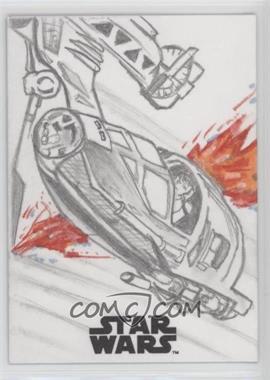 2017 Topps Star Wars: The Last Jedi - Sketch Cards #_DEDR.1 - Dean Drummond /1