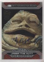 Toby Philpott as Jabba The Hutt (2015 Topps Star Wars Chrome Perspectives) #/32