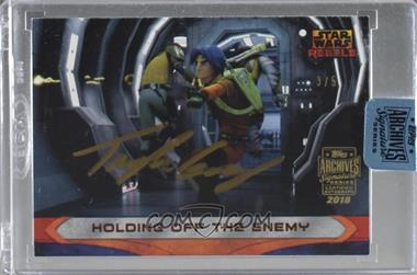 2018 Topps Archives Star Wars Signature Series - [Base] #15SWR-67 - Taylor Gray as Ezra Bridger (2015 Star Wars Rebels) /5 [Buyback]