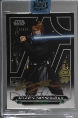 2018 Topps Archives Star Wars Signature Series - [Base] #17TGF-ROTS1 - Hayden Christensen as Anakin Skywalker (2017 Topps Galactic Files) /24 [Buyback]