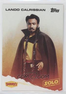 2018 Topps Denny's Solo: A Star Wars Story - [Base] #_LACA - Lando Calrissian [Noted]