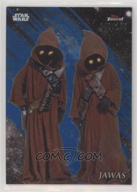 2018 Topps Finest Star Wars - [Base] - Blue Refractor #53 - Jawas /150