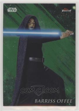 2018 Topps Finest Star Wars - [Base] - Green Refractor #10 - Barriss Offee /99