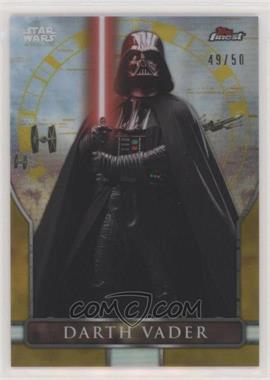 2018 Topps Finest Star Wars - Rogue One: A Star Wars Story - Gold Refractor #RO-9 - Darth Vader /50