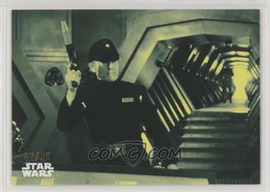 2018 Topps Star Wars Black and White - [Base] - Green #79 - Imperial Defense /99