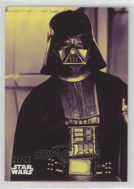 2018 Topps Star Wars Black and White - [Base] - Purple #39 - Darth Vader /25