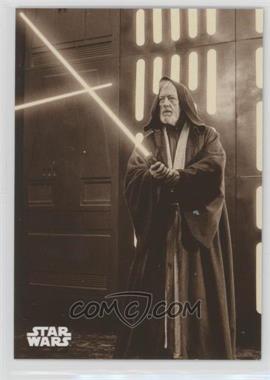 2018 Topps Star Wars Black and White - [Base] - Sepia #108 - Obi-Wan Holds His Own