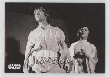 2018 Topps Star Wars Black and White - [Base] #102 - Safe for a Moment