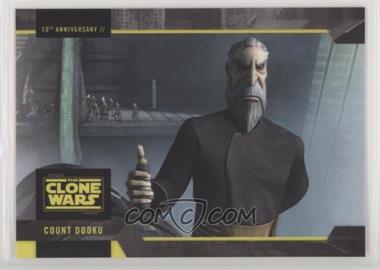 2018 Topps Star Wars Clone Wars 10th Anniversary - Topps Online Exclusive [Base] #5 - Count Dooku