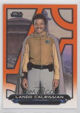 2018 Topps Star Wars Galactic Files Reborn - [Base] - Orange #ROTJ-25 - Lando Calrissian