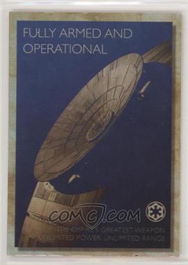 2018 Topps Star Wars Galaxy - Rogue One Propaganda #RP-7 - Armed and Operational