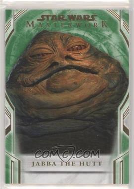 2018 Topps Star Wars Masterwork - [Base] - Green #17 - Jabba The Hutt /99