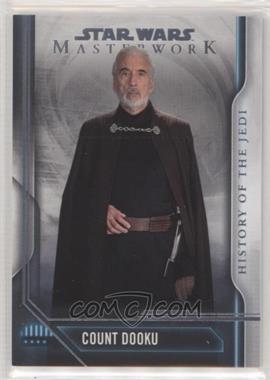 2018 Topps Star Wars Masterwork - History of the Jedi #HJ-3 - Count Dooku