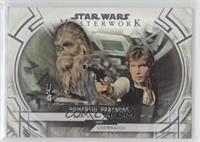 Han Solo and Chewbacca #/299