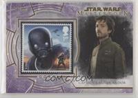 K-2S0 on Scarif! (Captain Cassian Andor) #/50